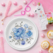フローラ紙プレート ペーパープレート (パーティー)