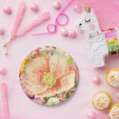 フローラ紙プレート ペーパープレート (パーティー)