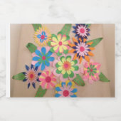 フローラ紙切断 フードラベル (シングルラベル)