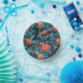 フローラ紙模様紙丼 ペーパーボウル (パーティー)