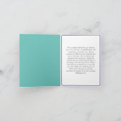 フローラ紛失弔電メッセージカード サンキューカード (内部)