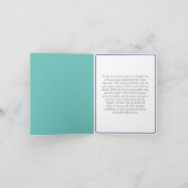 フローラ紛失弔電メッセージカード サンキューカード (内部)