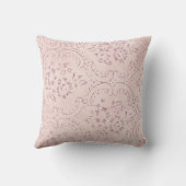 フローラ素エレガント子ヴィンテージ赤面ピンク クッション (裏面)