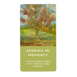 フローラ素晴らしアカスタムートのパーソナライズ ラベル