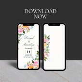 フローラ素晴らし結婚式招待状 招待状