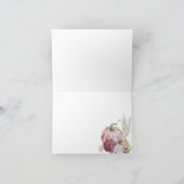 フローラ素朴とピンクカボチャのパッチ サンキューカード (内部)