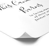 フローラ素朴と植物性このキャンドルバーンズ標識 ポスター (角)