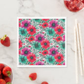 フローラ素朴なファッションレトロパターン スタンダードランチョンナプキン (インサイチュ)