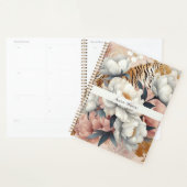 フローラ素朴なヴィンテージエレガントトラ プランナー手帳 (ディスプレー)