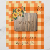 フローラ素朴な農家のレシピ主催者 (正面/裏面)