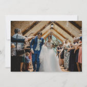 フローラ素朴の結婚Thank You Photo サンキューカード (裏面)