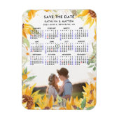 フローラ素朴の緑シンプルの写真保存 マグネット (縦)