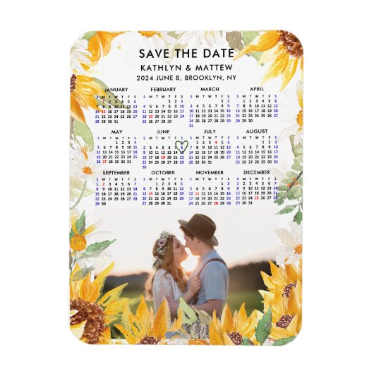 フローラ素朴の緑シンプルの写真保存 マグネット (縦)