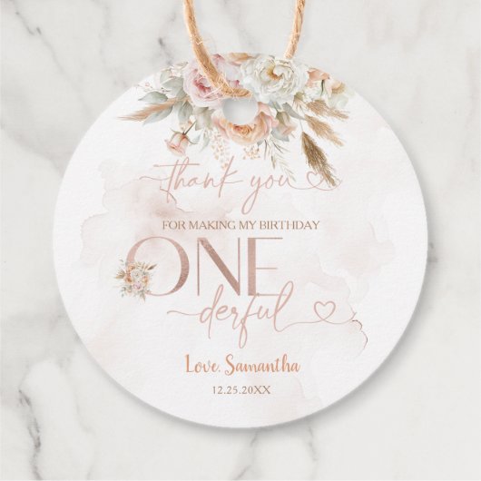 フローラ素朴は彼女の優れた誕生日ではない フェイバータグ (裏面)