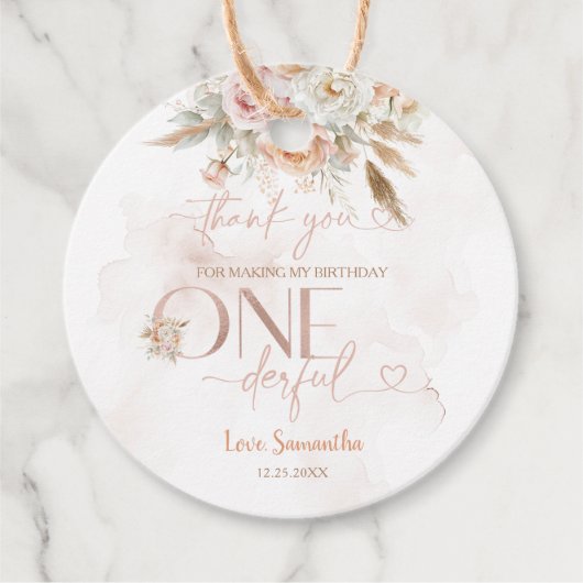 フローラ素朴は彼女の優れた誕生日ではない フェイバータグ (正面)