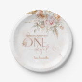 フローラ素朴は彼女の優れた誕生日ではない ペーパープレート (正面)