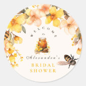 フローラ素朴は彼女の蜂蜜のブライダルを見つけた ラウンドシール (正面)