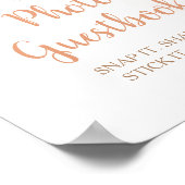 フローラ素朴は彼女のOnederful写真のゲストブックではない ポスター (角)