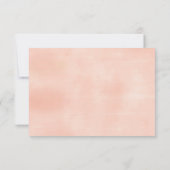 フローラ素朴は彼女のonederful誕生日RSVP QR サンキューカード (裏面)