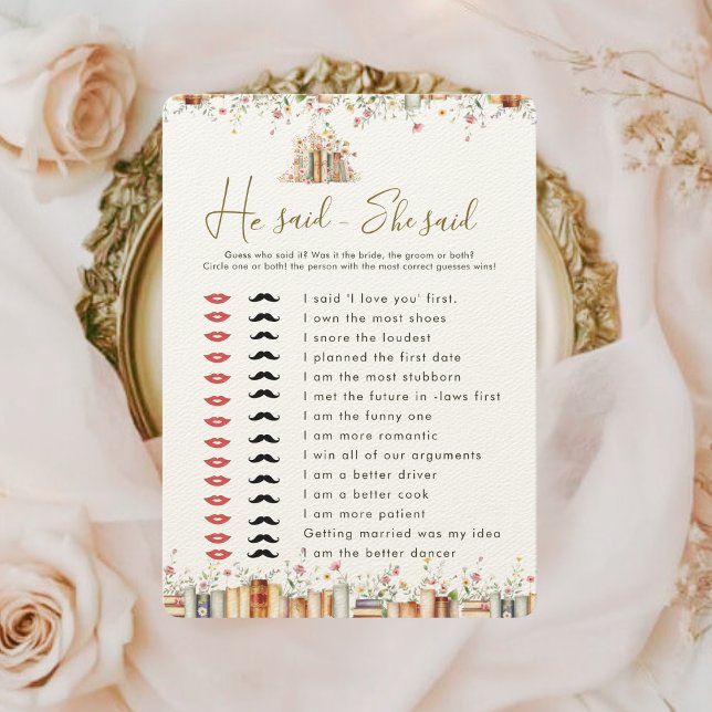 フローラ素朴は彼女はブライダルシャワーゲームと言った (クリエイターアップロード済み)