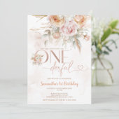 フローラ素朴は彼女はOnederful 1歳の誕生日ではない 招待状 (スタンド正面)