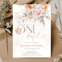 フローラ素朴は彼女はOnederful 1歳の誕生日ではない