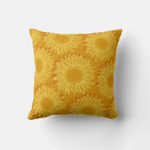 フローラ素朴ひまわりライトハンド引き クッション (裏面)