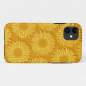 フローラ素朴ひまわりライトハンド引き Case-Mate iPhoneケース (裏面(横))