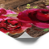 フローラ素朴ようこそキンセアニラ15誕生日 ポスター (角)