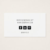 フローラ素朴イヤリングジュエリー表示カード (裏面)