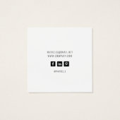 フローラ素朴イヤリングジュエリー表示カード (裏面)