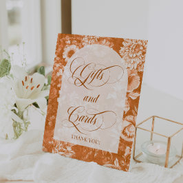 フローラ素朴ウェディングギフト&カード 台座サイン