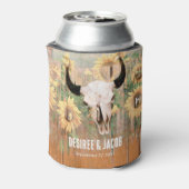 フローラ素朴ウエスタンサンフラワーズブルスカル 缶クーラー (缶裏面)