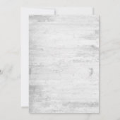 フローラ素朴ウッドランドベビーシャワー サンキューカード (裏面)