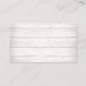 フローラ素朴ウッドランド動物少女おむつラッフル エンクロージャーカード (裏面)