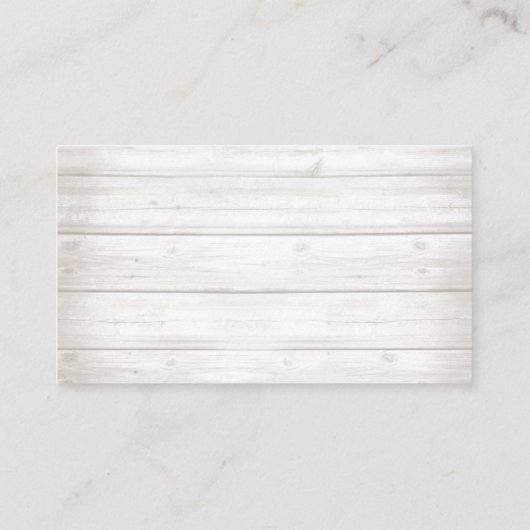 フローラ素朴ウッドランド動物少女おむつラッフル エンクロージャーカード (裏面)