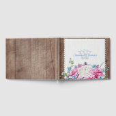 フローラ素朴ウッド結婚ズ ゲストブック (全面)