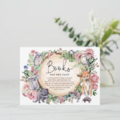 フローラ素朴オーストラリア動物学書ベビー エンクロージャーカード (スタンド正面)