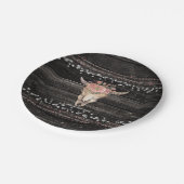 フローラ素朴カウスカルボホシックカスタムパーティー ペーパープレート (アングル)