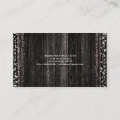 フローラ素朴カウスカルボホシックグラムカスタム 名刺 (裏面)