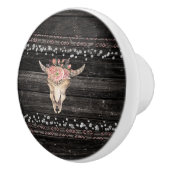 フローラ素朴カウスカルボホシックグラムシルバーウッド セラミックノブ (右)