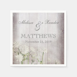 フローラ素朴カクテル紙ナプキンス スタンダードカクテルナプキン