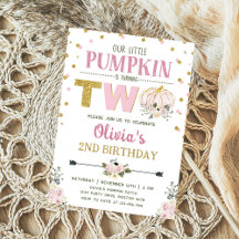 フローラ素朴カボチャ2回目の誕生日パーティー