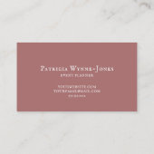 フローラ素朴カラーマルサラ 名刺 (裏面)