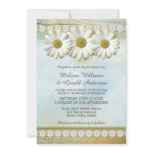 フローラ素朴カントリー結婚式招待状