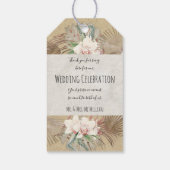 フローラ素朴クラフトビーチオーキッドパームグリーナリー ギフトタグ (裏面)