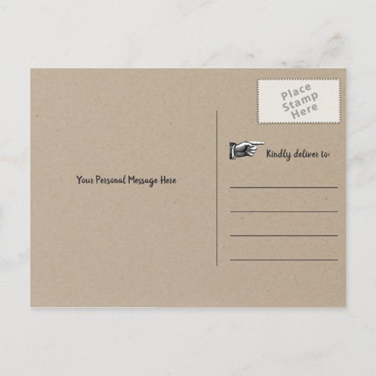 フローラ素朴クラフト狩りが日付の保存超過 案内ポストカード (裏面)