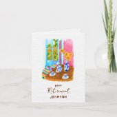 フローラ素朴コーヒーが定年を迎える カード (正面)