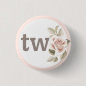 フローラ素朴シャビーシックバラ2nd誕生日パーティー 缶バッジ (正面)