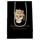 フローラ素朴スカル ミディアムペーパーバッグ (裏面)